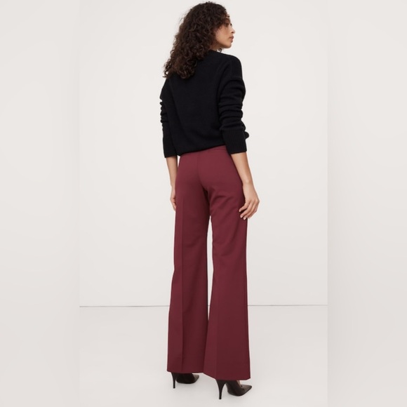 BANANA REPUBLIC HIGH-RISE WIDE-LEG FLARE PANT - Picture 5 of 7